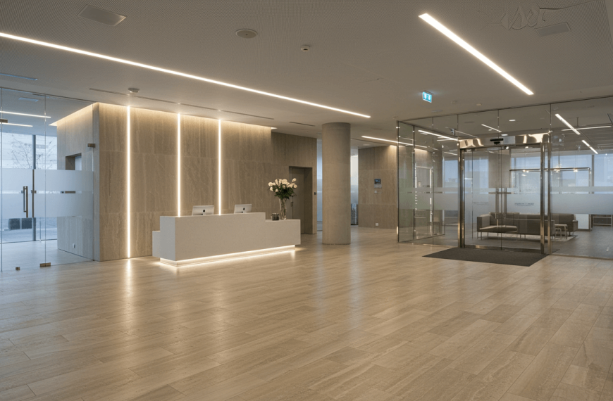 Ofis Lobilerinde İlk İzlenim: Resepsiyon Alanları İçin Mimari Rehber
